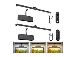 Lightbiz W0800 Picture Light 15.35in Black 2 Pcs
