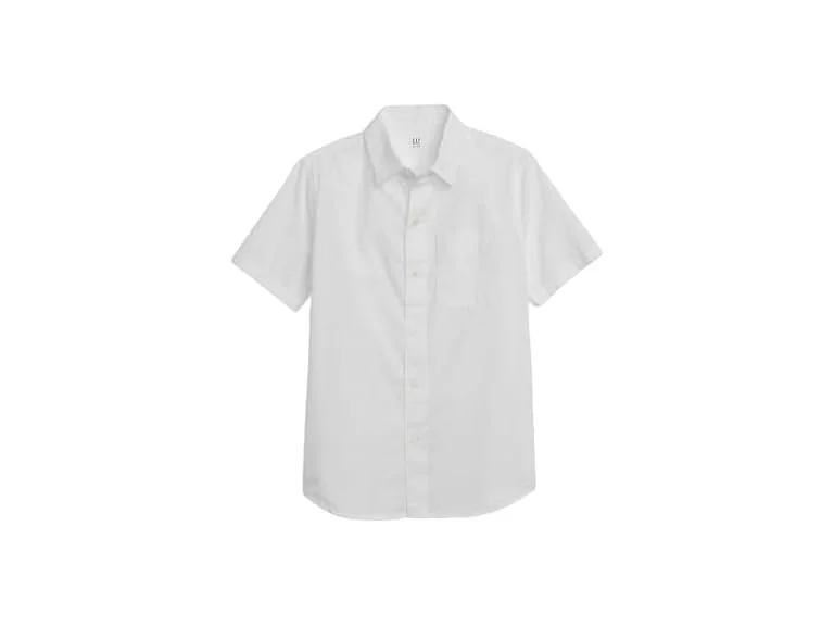GAP Boys Short Sleeve Poplin Shirt