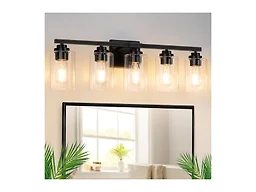 VerRon KN0001 Bathroom Light Fixtures, 5-Light