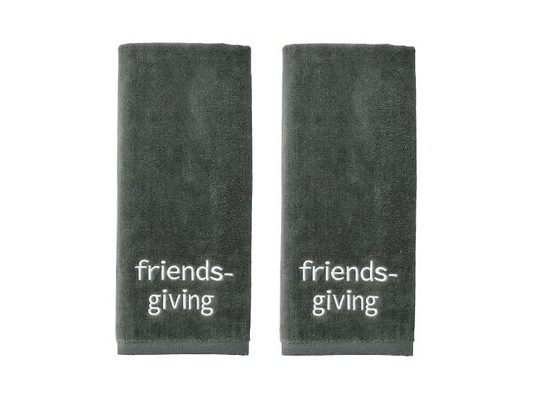 SKL Home Thanksgiving/Fall Friendsgiving Hand Towel Set-2pc