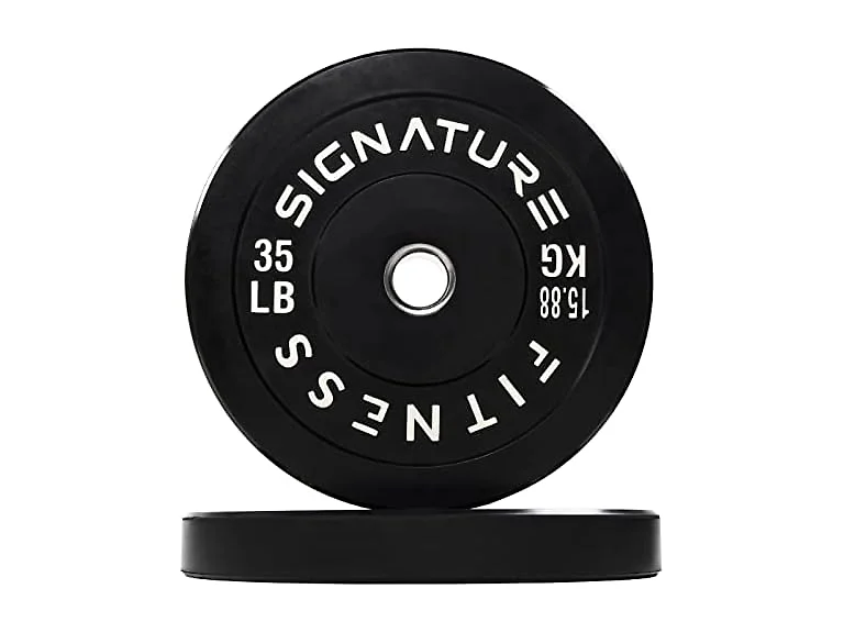 Fitvids 2" Olympic Bumper Plate, 35LB, Pair