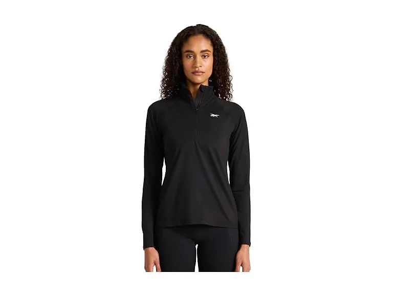 Reebok Women (XS) ID Train Peached Quarter-Zip