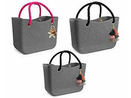 BuildABagg MQ-BC-Gray Midnight/Cashmere 18.5L x 9W x
