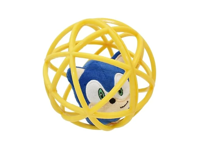 Multipet Sonic Cage Ball with Bell Cat Toy