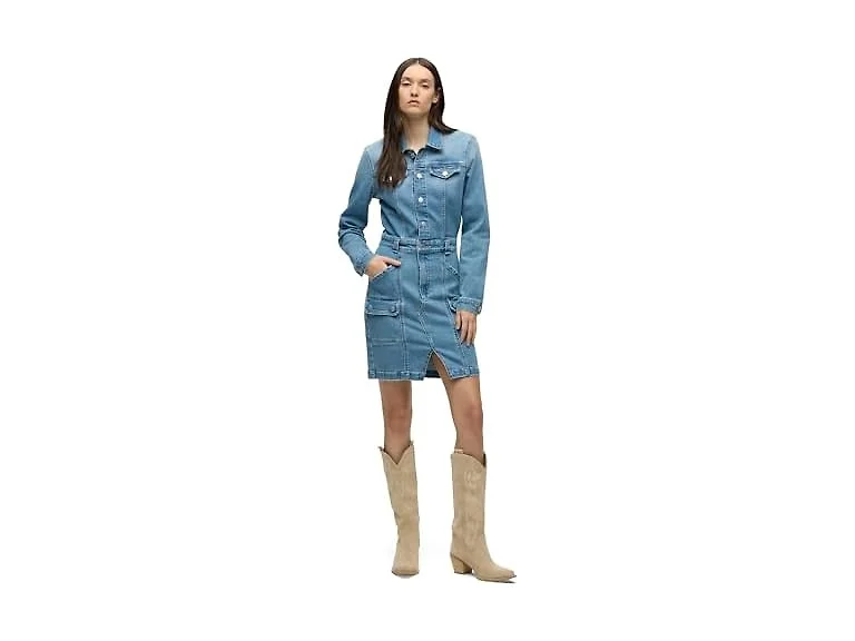 Hudson Women (S) Cargo Long Sleeve Dress