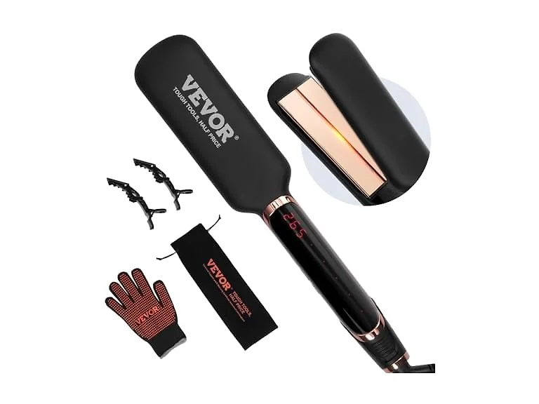VEVOR Dual Voltage 2-inch Titanium Flat Iron