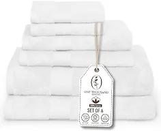ONE THOUSAND REASONS OTR-TWLSET6-WHT 6-Piece Set 6P