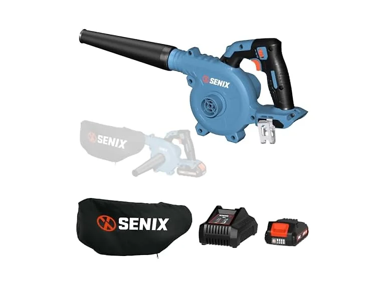 SENIX 20V 2-in-1 Electric Leaf Blower/Mulcher