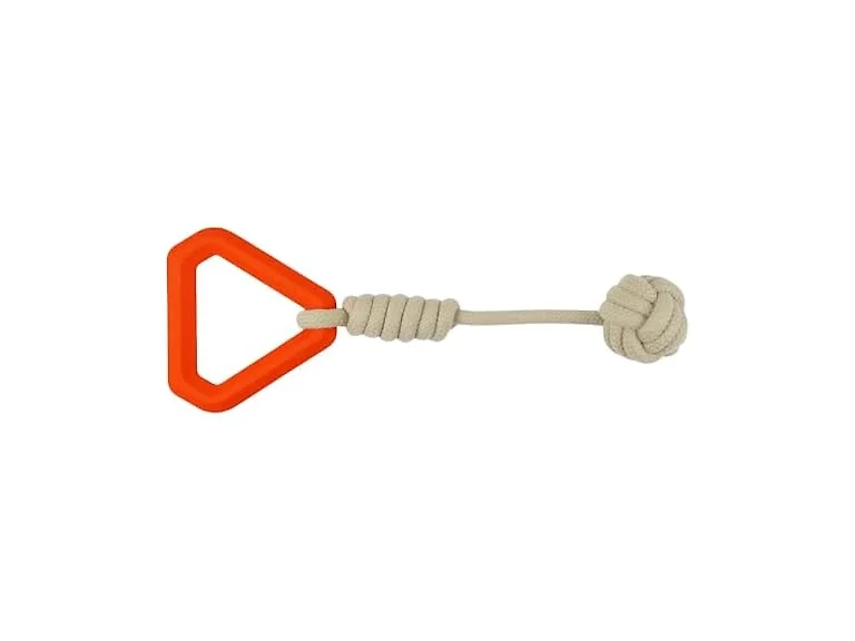 Carhartt Rubber Monkey Fist Dog Pull Blaze Orange