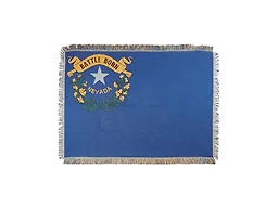 State Flag Woven Tapestry Throw Blanket