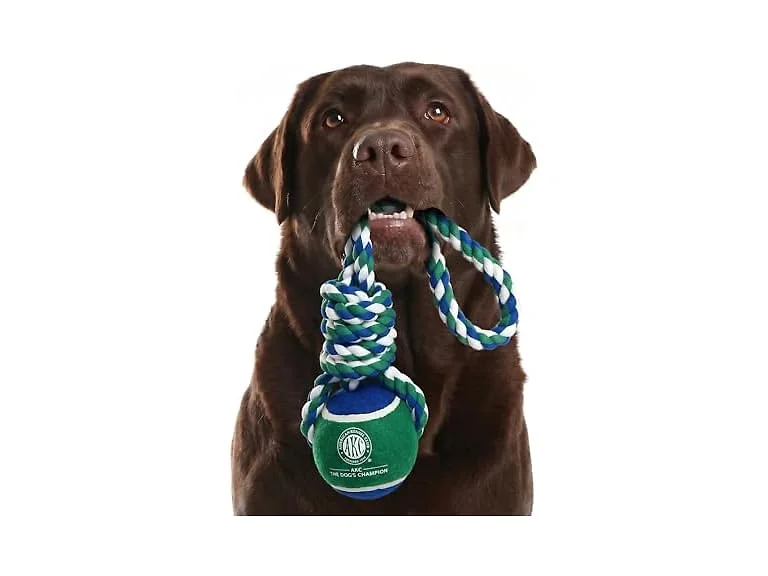 American Kennel Club X-Large Rope Tug Toy with Ball