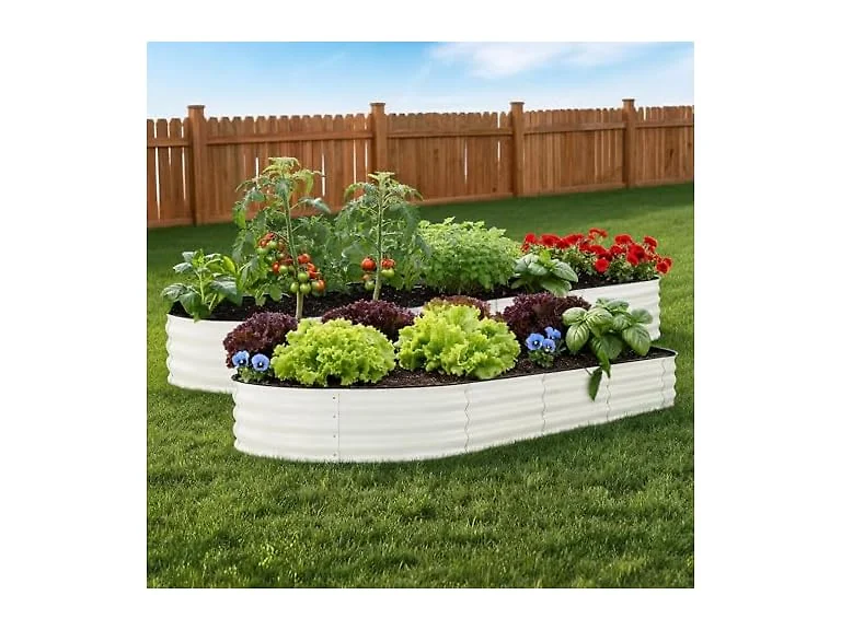OUTLANE Galvanized Raised Garden Bed