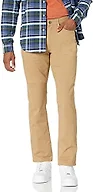 Amazon Essentials Men's 5-Pocket Stretch Twill Jeans-Inspired Casual Pants, Dark Khaki, 42W x 34L