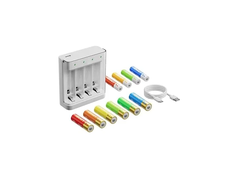 1.5V Rechargeable AA/AAA Charger Bundle