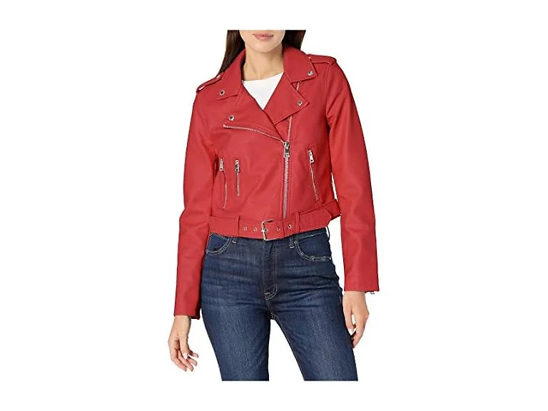 Levi's Women's Belted Faux Leather Moto Jacket