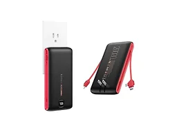VEEKTOMX VT105 20000mAh 20000mAh Power Bank Cables & W