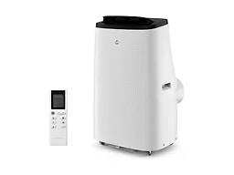 GarveeTech 14000 BTU Portable Air Conditioner - 4 in-1 Cooling, Dehumidifier, Fan & Sleep Mode, Quiet AC Unit for Rooms up to 750 Sq.Ft, 24H Timer, Remote & Window Kit Included, Grey