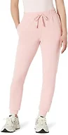 Amazon Essentials Women's Athletic High Rise Regular Fit Lounge Workout Gym Jogger Pants, Dusty Pink, Large
