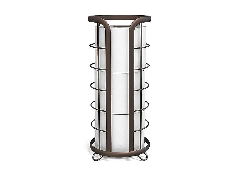 Brookstone Bronze Freestanding Toilet Paper Stand