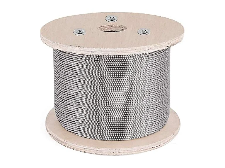 VEVOR 3/16 Inch 7x19 Stainless Steel Aircraft Cable Reel 500FT Stainle
