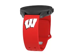 NCAA Wisconsin Badgers Samsung Watch Band - 22mm