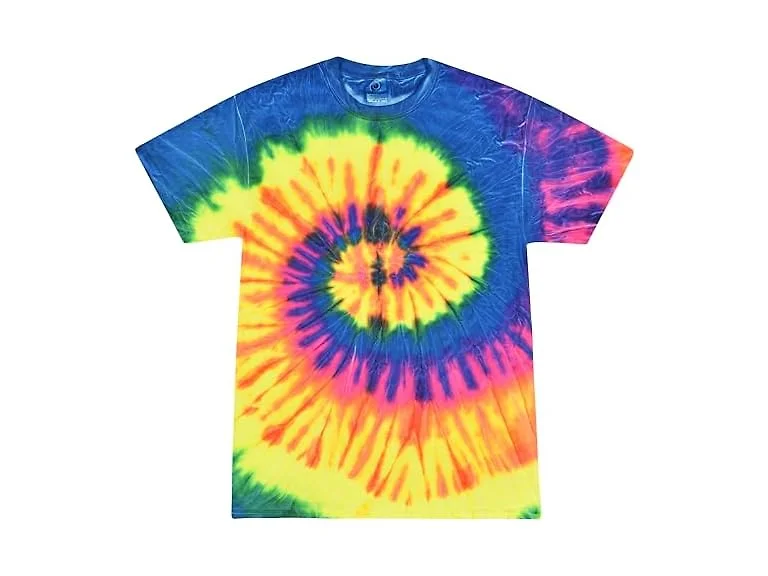 Colortone (M) Tie Neon Rainbow T-shirt