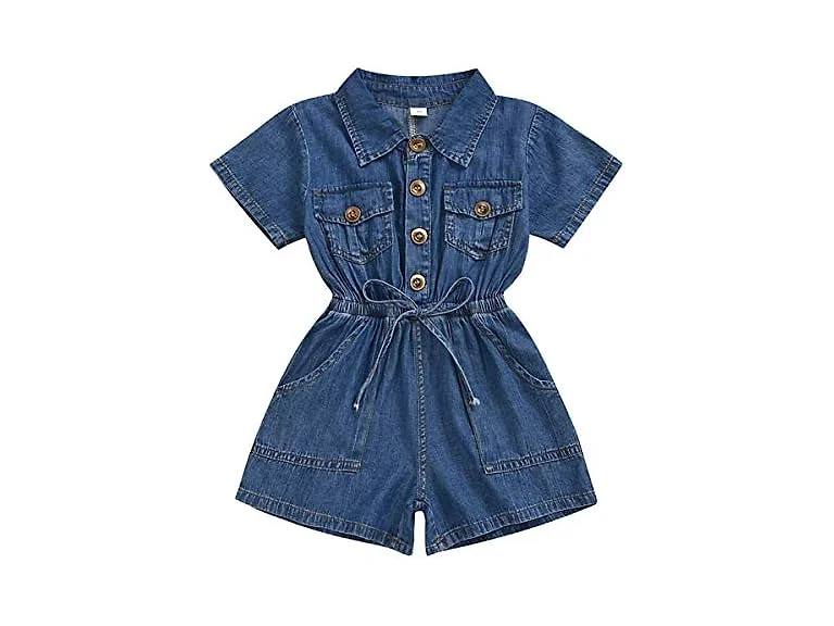 Ma&baby (5-6 Years) Toddler Baby Girl Coverall
