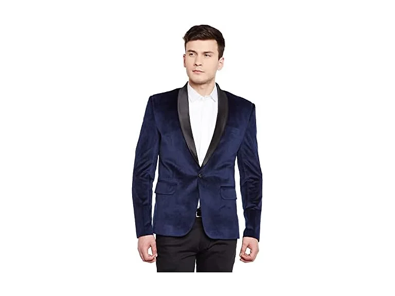 Wintage Men (46) Premium Velvet Notch Lapel Blazer