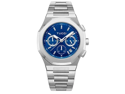 LUSSUOSO/ WATCH/ SILVER STAINLESS STEEL