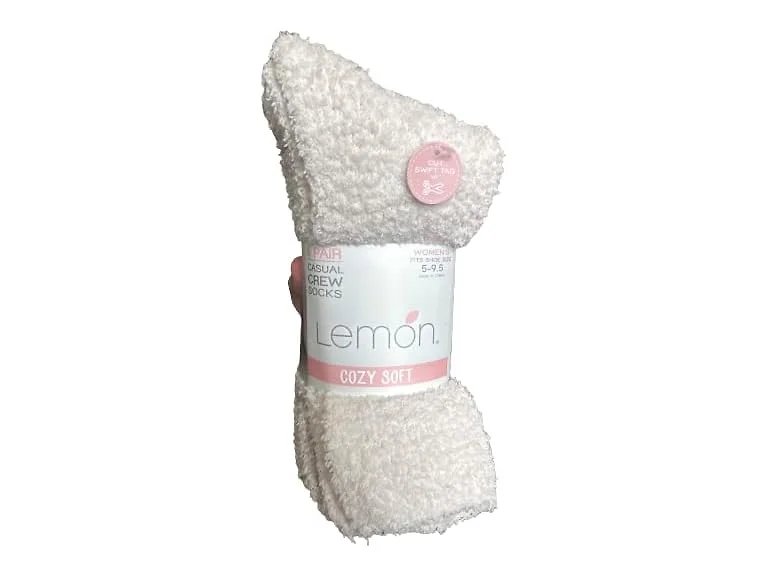 Generic Lemon Casual Crew Cozy Soft Socks