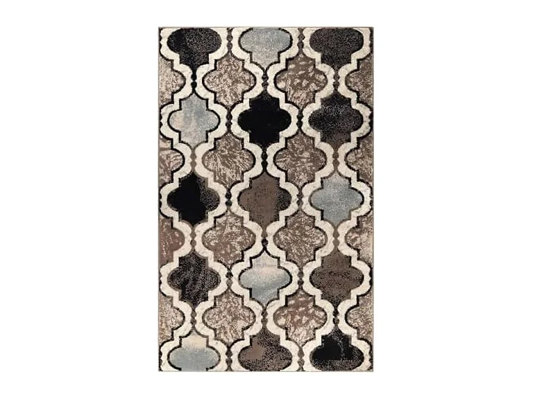 Superior Modern Indoor Rug 5x8 Ivory
