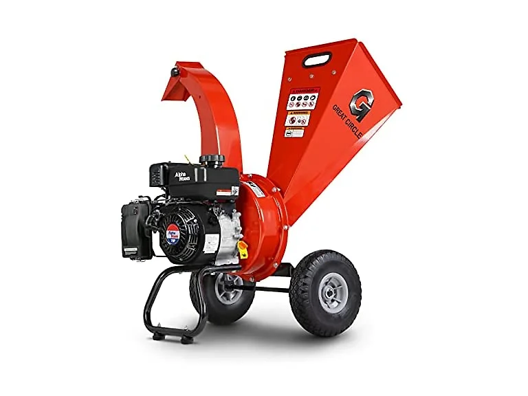 GreatCircleUSA 3-in-1 Wood Chipper 7 HP