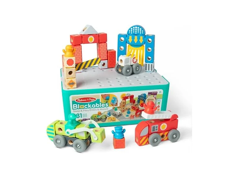 Melissa & Doug Blockables City Set 122p