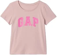 GAP Baby-Girls Short Sleeve Logo T-Shirt, Primitive, 2T