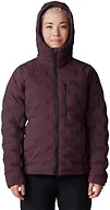 Mountain Hardwear Women's StretchDown Hoody, BlackBerry-New 2024, X-Small