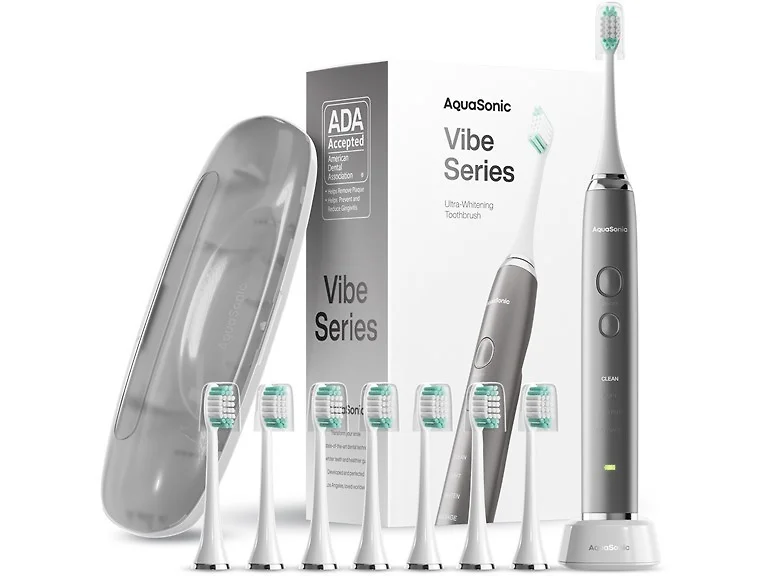 AquaSonic Vibe Whitening Toothbrush Rose Gold