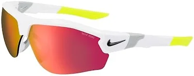 Nike 0DJ2032 100 72 61-15-130 Nike Unisex Show Sunglasses White  White  White /Grey Mirror 