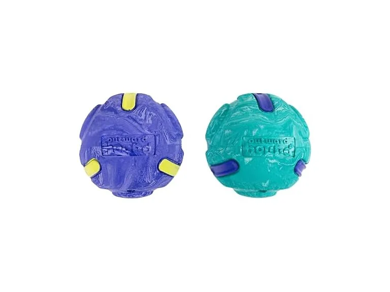 Outward Hound FlyFetch Rubber Fetch Ballz Dog Toy