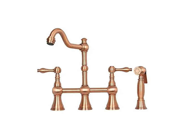 Akicon Copper 8-3/8 Inch High Arc Two-Handles Brid