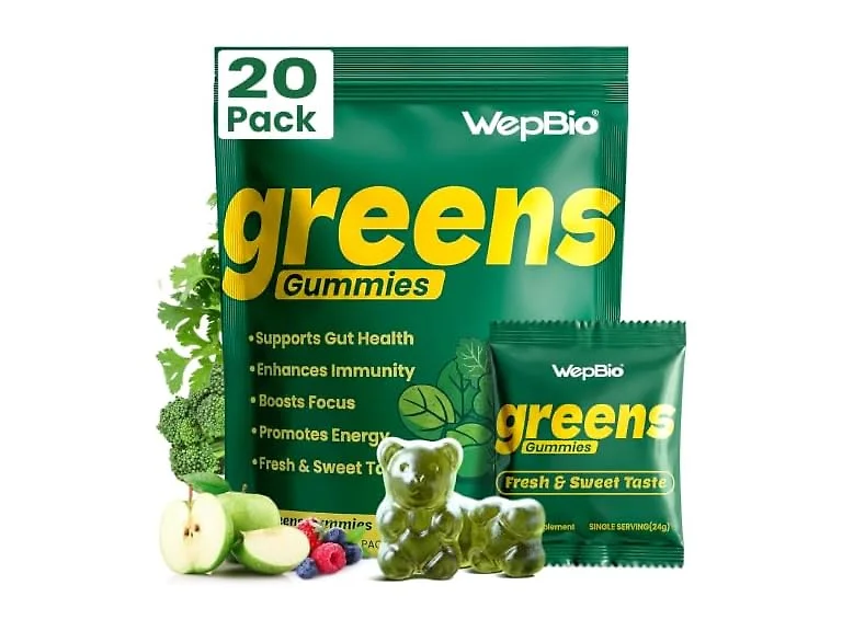 WepBio Greens Daily Gummies 160 Count