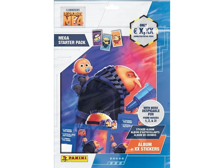 Panini Despicable Me 4 Mega Starter Pack