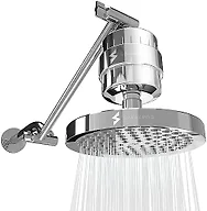 6" Rain Shower Head With 23-Stage Filter