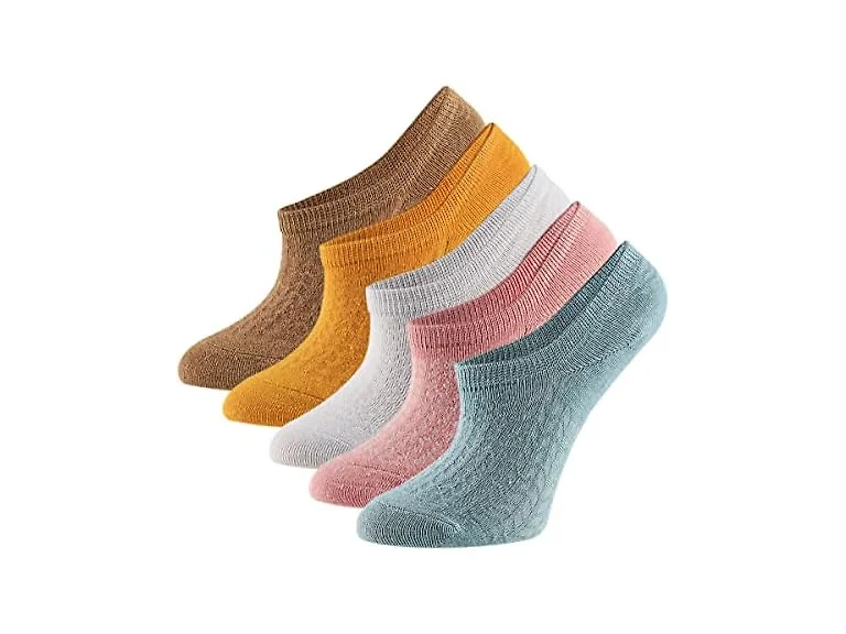 Bolomido Women (OS) No Show Low Non Slip Socks