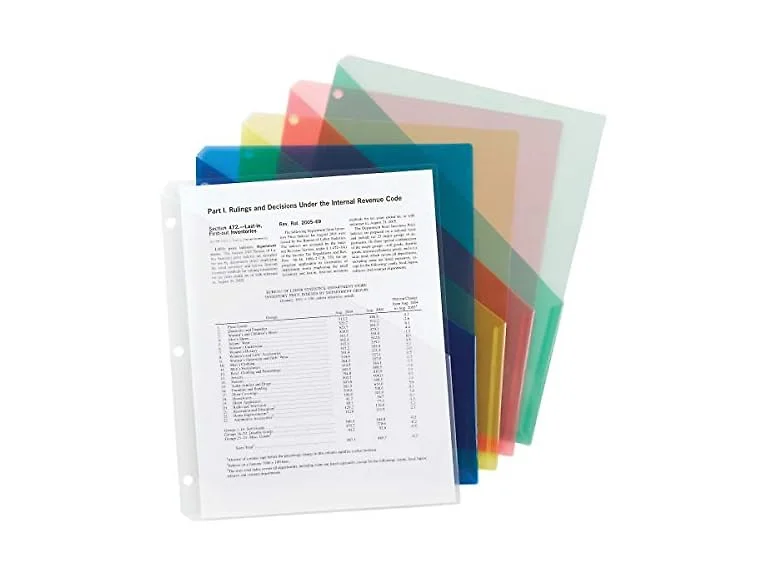 Smead Organized Up Poly Translucent Slash File Jacket