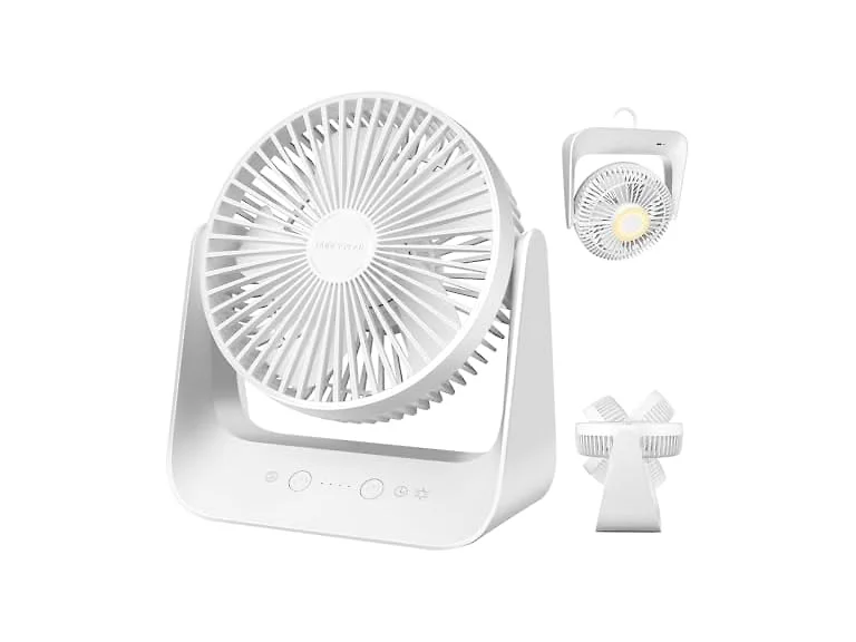 5000mAh 6-inch Desktop Fan for Home