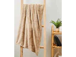 Luxury Home CAESAR-THROW-TAUPE Caesar Embo