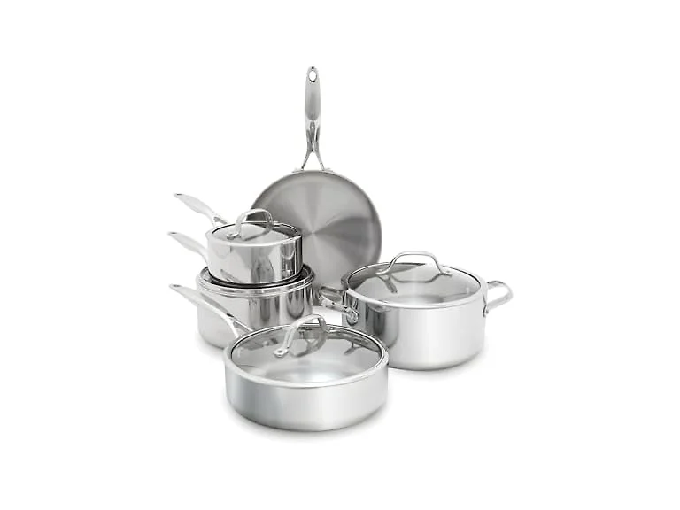 GreenPan Valencia Pro Tri-Ply Stainless Steel 9 Piece Cookware Set
