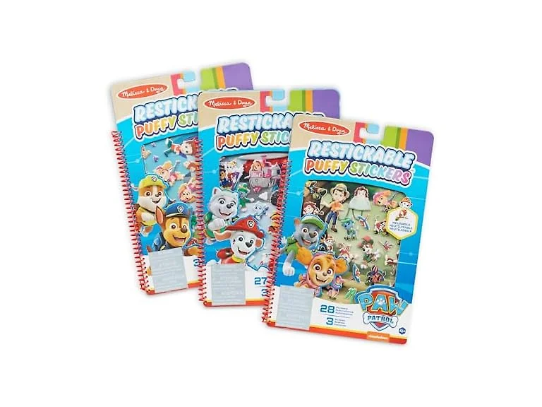 Melissa & Doug PAW Patrol Restickable Puffy Stickers 3-Pack