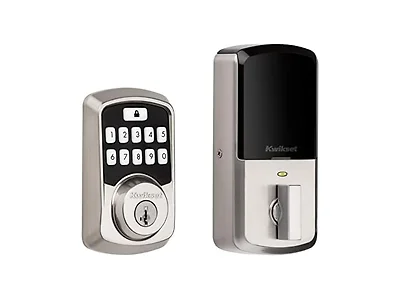 Kwikset Aura Bluetooth Programmable Keypad Nickel