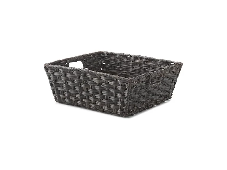 Whitmor Woven Storage Basket for Shelves Brown